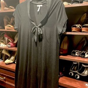 Black Jockey Short Sleeve Short Sleep Gown